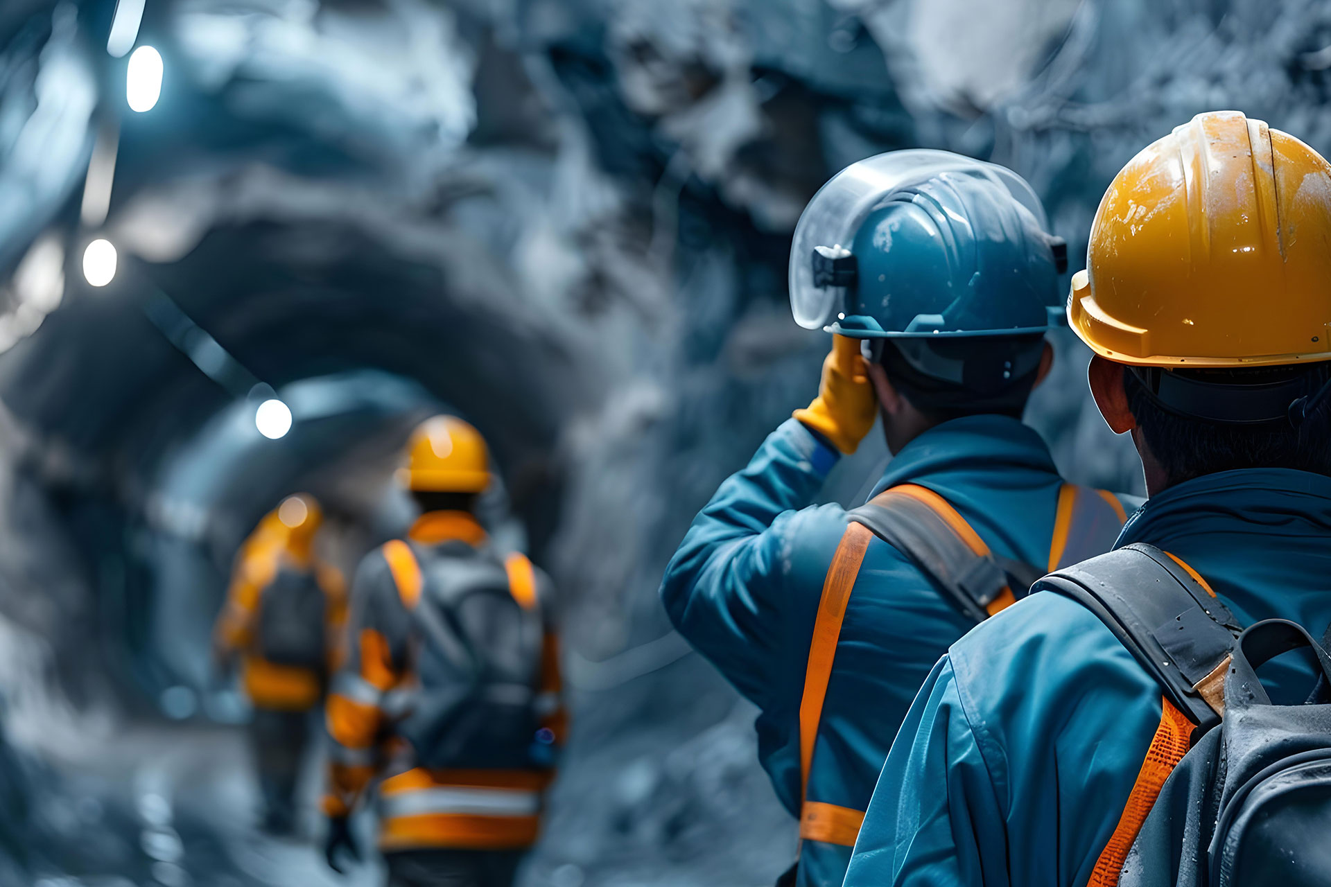 Mine-workers-walking-into-the-mine-going-to-work